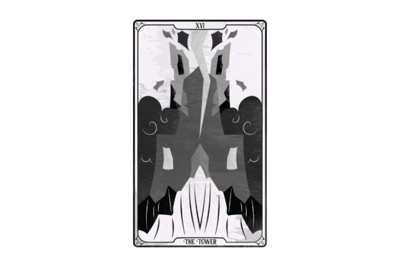 Download Tarot Card Major Arcana the Tower - Premium Bundle