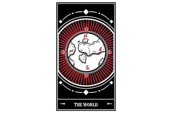 Download Tarot Card Major Arcana the World - Premium Resources