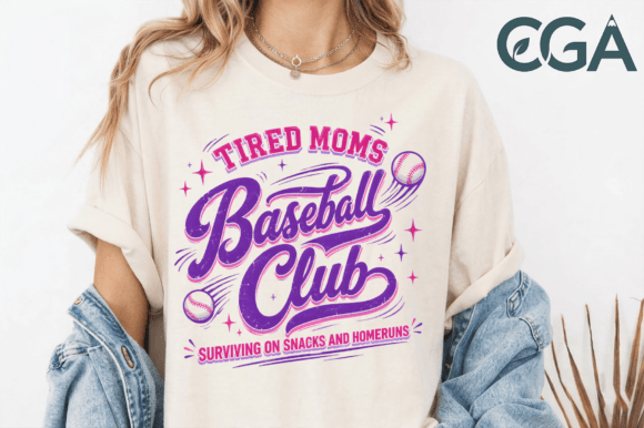 Download Tired Moms Baseball Club Png - Premium Resources