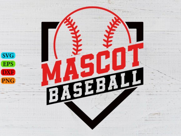 Download Custom Baseball Mascot Name SVG PNG - Custom baseball Collection