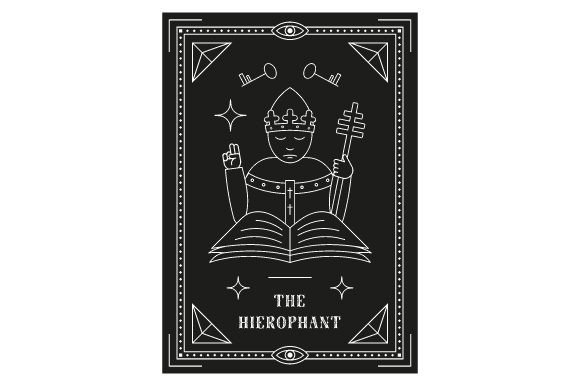 Download Tarot Card Major Arcana the Hierophant - Major arcana Collection