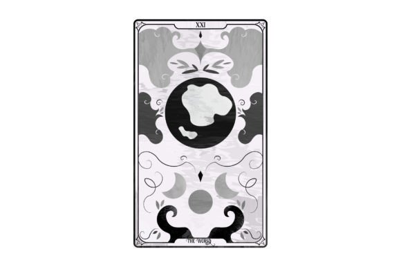 Download Tarot Card Major Arcana the World - Premium Resources