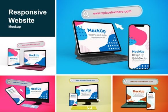 Download Responsive Website Mockup - Website mockup Collection