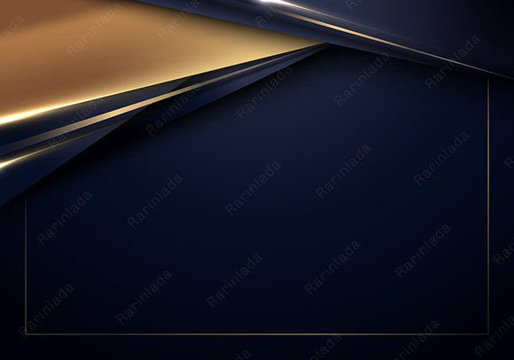 Download Luxury Template Blue Gold Stripes Lines - Luxury template Collection
