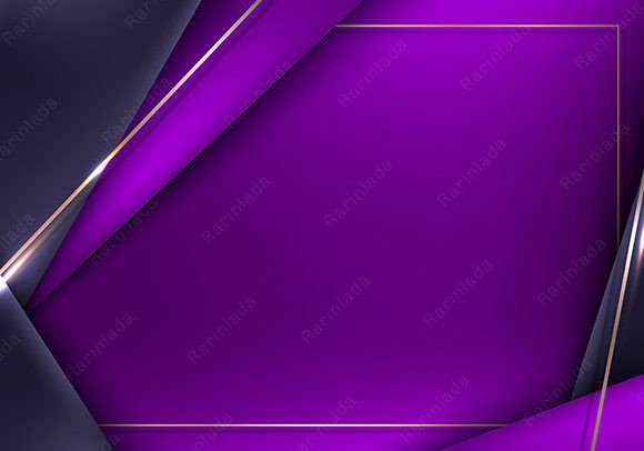 Download Luxury Template Purple Stripes Gold Line - Luxury template Collection