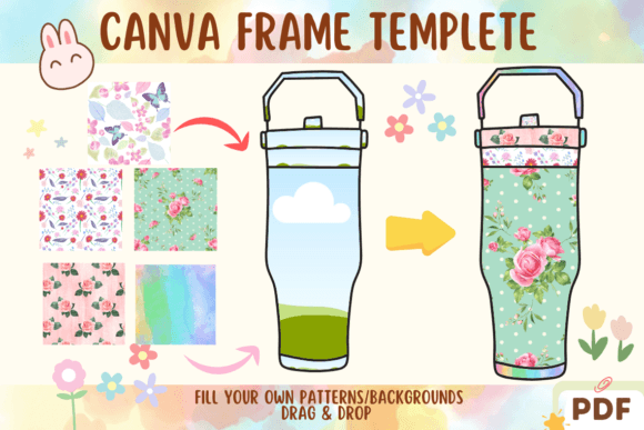 Download Tumbler Editable Canva Frame Template - Editable canva frame Collection