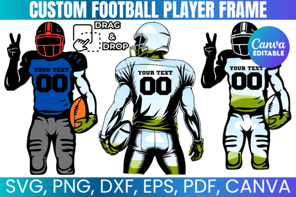 Download American Football Editable Canva Frame - Editable canva frame Collection